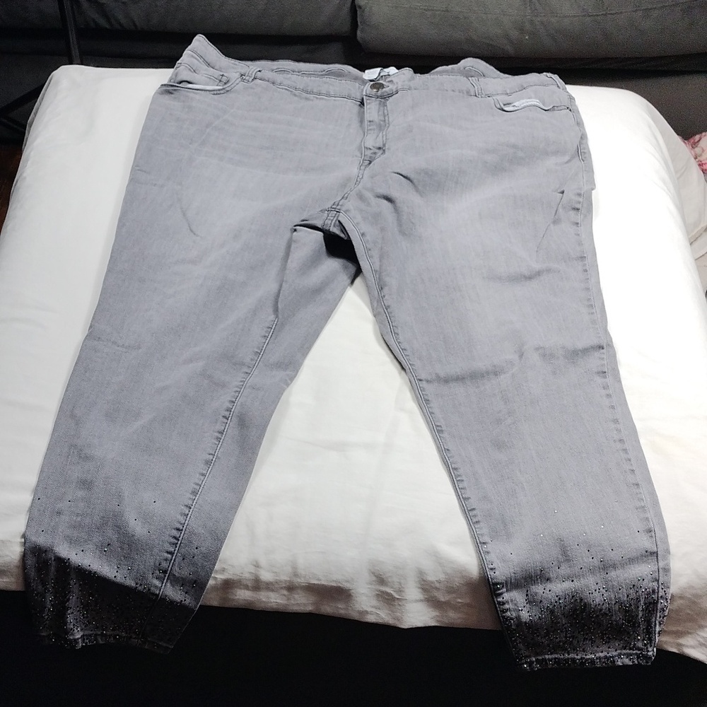 Lane Bryant Womens Faded Gray jeans Size 28